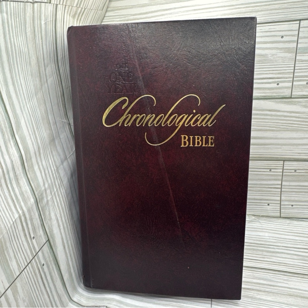 Vintage 1995 NIV The One Year Chronological Bible Hard Cover